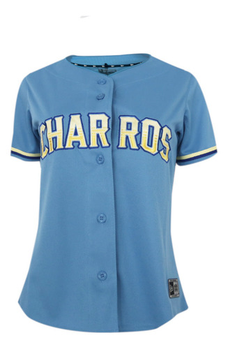 Jersey New Era Charros Jalisco Beisbol Lmb 25 Cielo Dama