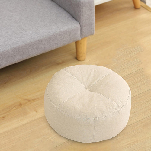 Almohada De Suelo Redonda, Cojín De Suelo Para Sofá De Casa