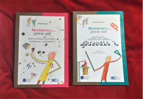 Matematica ¿estas Ahí? 1 Y 2 Adrian Paenza 2 Libros Siglo 21