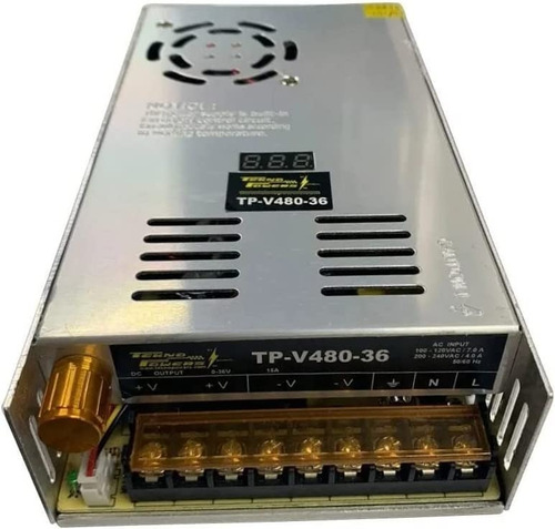 Fuente Switchable Variable Tekno Powers Tp-v480-36