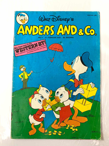 Historieta Disney Anders And & Co. Pato Donald  - Dinamarca