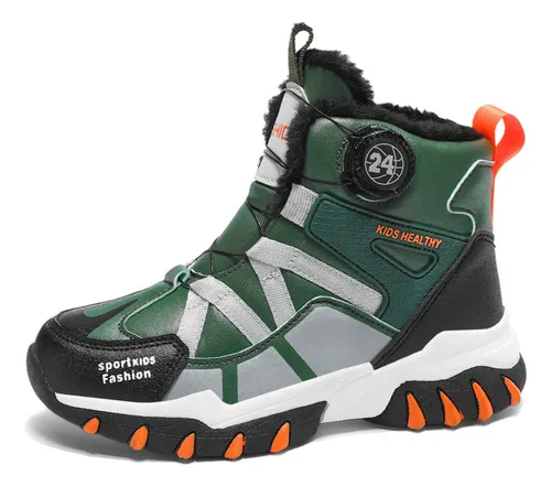 Botas De Nieve Impermeables Cálidas Con Forro Polar Para Niñ