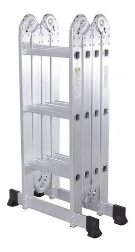 Imagen 1 de 5 de Escaleras Aluminio Andamio Multifuncion 3.5m 12 Escalones