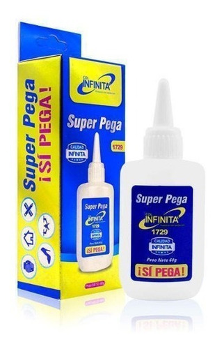 Pegante Instantáneo Infinita Super Pega X 60ml Gota-mágica