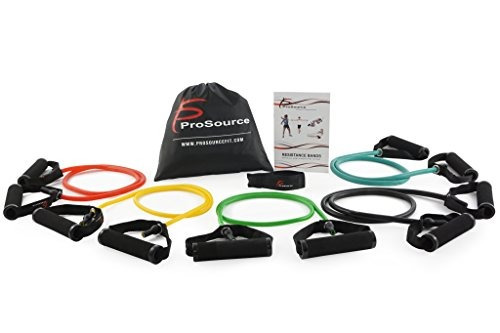 Prosource Premium Double Dipped Latex Resistance Bands (set