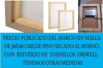 Comprar Marcos O Bastidores Para Serigrafia De 30x40cms