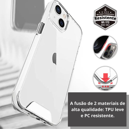 Funda Space Collection Premium para iPhone 16 Pro Max, transparente