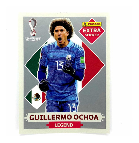 Guillermo Ochoa Silver - Extra Sticker Panini Qatar 2022