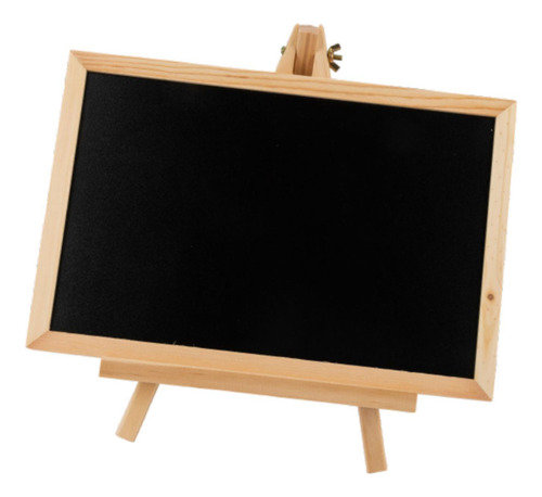 Placa De Quadro Negro De Madeira Com Suporte De Preto
