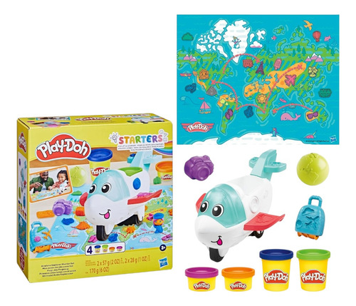 Play Doh Primeras Creaciones Con El Avion 170g Hasbro