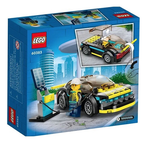 Lego City  Auto Electrico Electric Sports Car 60383 