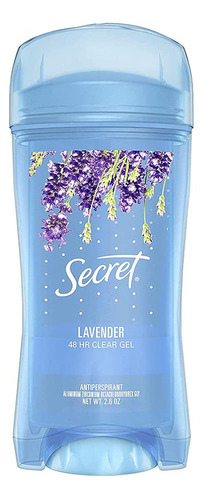 Secret Desodorante Antitranspirante Clear Gel Luxe Lavender