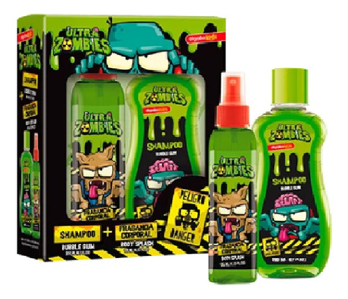 Ultra Zombies Set Shampoo 200ml + Colonia 125ml Algabo P9820