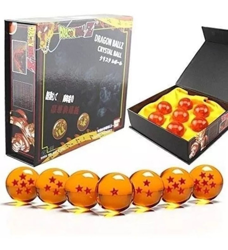 Dragon Ball Z - 7 Esferas Do Dragão Na Caixa Bola Do Dragão