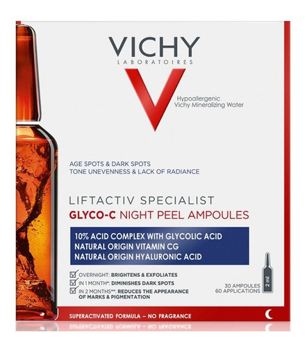 Imagen 2 de 3 de Liftactiv Glyco-c Ampolletas Peeling X30