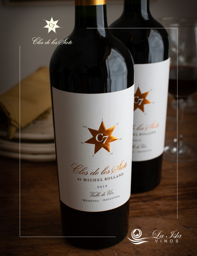 Imagen 3 de 10 de Vino Clos De Los 7 Caja X 6 X 750ml.