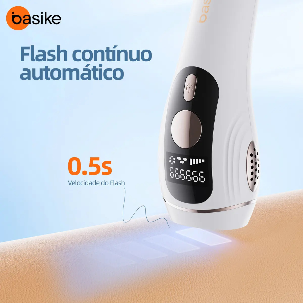Depilador A Laser Luz Pulsada IPL Basike Sensacao Gelo Indolor Depilacao Definitiva 1 Milhao... 8