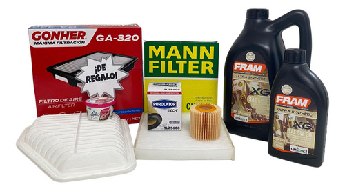 Kit De Afinación Toyota Rav4 3.5l 2006-2012 Aceite Y Filtros