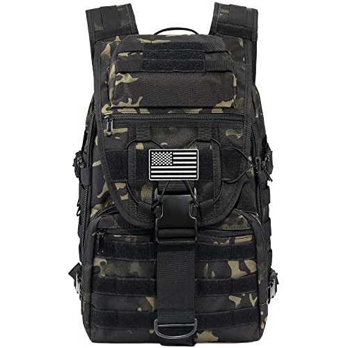 Mochila Táctica Militar Hombres Y Mujeres, 35l, Sender...