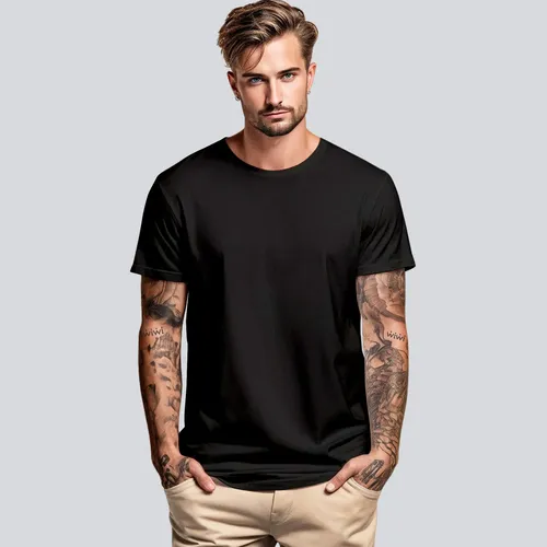 Polera Premium Algodón 100% Manga Corta Basico Estampar