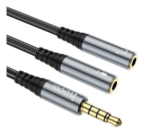 Cable Adaptador Audio Jack 3.5mm Macho A 2 Jack 3.5mm Hembra