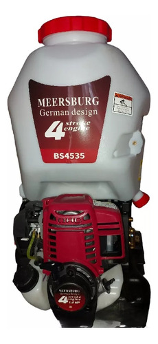 Fumigadora Gasolina 25litros 4 Tiempos Meersburg Bs4535 Color Rojo