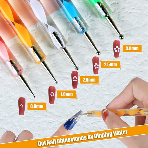 Estampilla Para Uñas, Herramienta De Decoración De Uñas Con