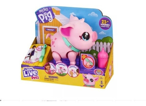 Little Live Pets: My Pet Pig, Cerdito Mascota Animatronica 