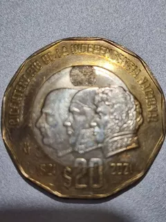 Moneda 20 Pesos Bicentenario