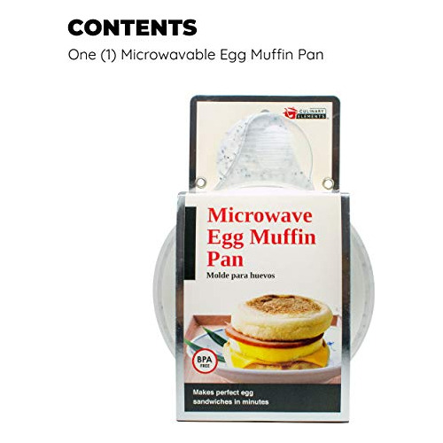 Good Living Microwave Egg Muffin Desayuno Sandwich Pan Para 