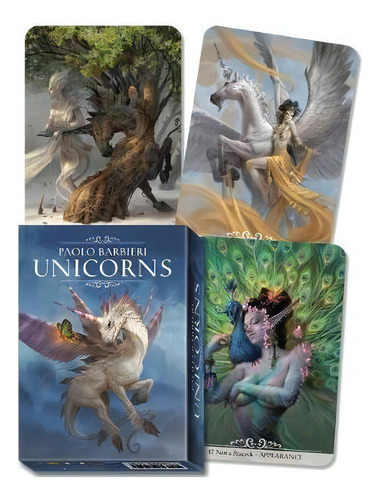 Barbieri Unicorns Oracle, De Paolo Barbieri. Editorial Llewellyn Publications En Inglés