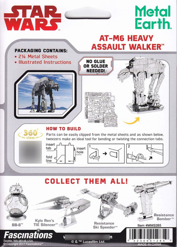 Kit De Modelo 3d At-m6 Heavy Assault Walker Star Wars