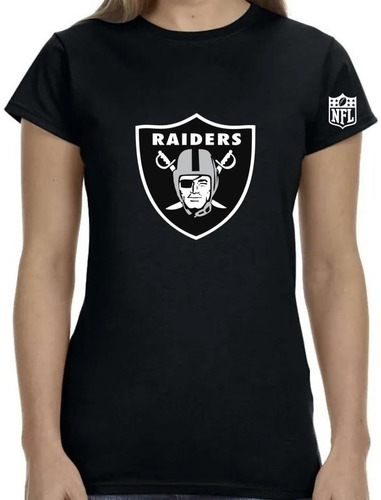 Playera Para Dama Raiders De Okland Nfl 