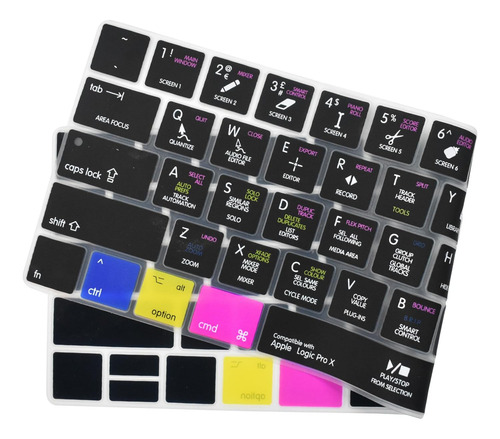 Logic Pro X Accesos Directos Con La Cubierta Del Teclado De