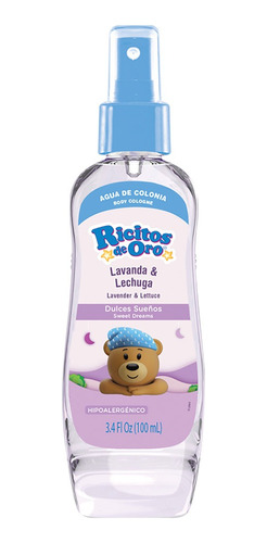 Agua De Colonia Ricitos De Oro Dulces Sueños 100 Ml