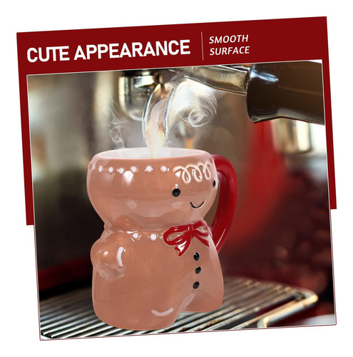 E Taza Hombre Jengibre Taza Navideña Pan Jengibre