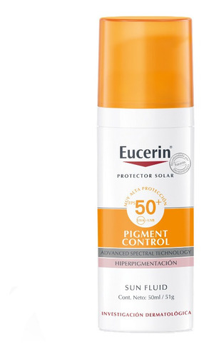 Protector Solar Eucerin F50 Pigment Control 50ml.