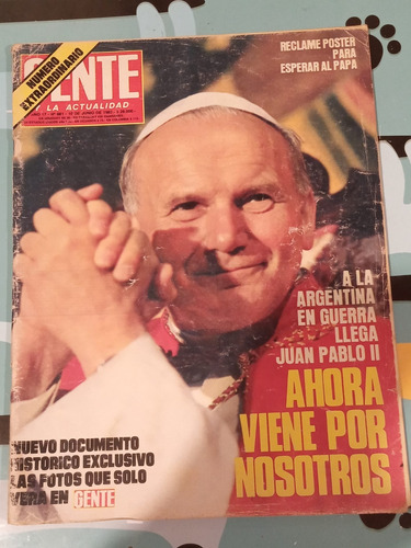 Revista Gente Juan Pablo Ii Papa 1o 6 1982 N881