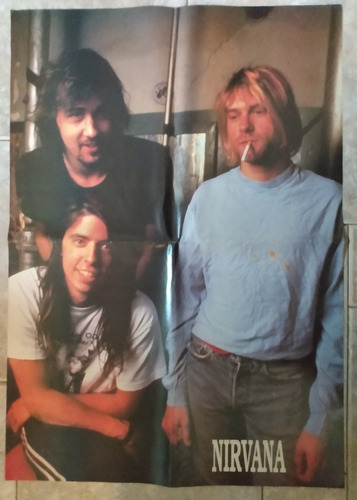 Poster Doble Faz Nirvana O Soundgarden 41 X 59 