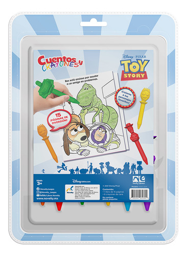 Cuentos Y Crayones Toy Story / Pd., De Novelty Ediciones., Vol. 1. Editorial Novelty Ediciones Infantil, Tapa Dura, Edición 01 En Español, 2021