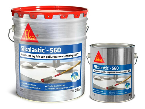 Sikalastic 560 Membrana Liquida Poliuretano 20+4 Kilos Sika