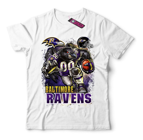 Remera Baltimore Ravens Equipo Nfl 24 Dtg Premium