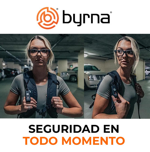 Imagen 4 de 10 de Alarma Sonora Defensa Personal Byrna 130 Db Super Potente