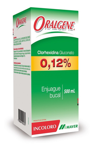 Oralgene 0,12% Colutorio 500 Ml.