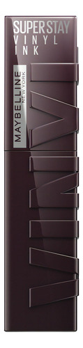 Labial Líquido Maybelline Superstay Vinyl Ink Acabado Brillante Color Charged Charged 140