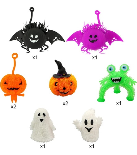 Joyin 9 Bolas Led Para Aliviar El Estrés De Halloween, Jugue