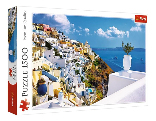 Juego De Mesa Puzzle Santorini Grecia 1500 Piezas Febo