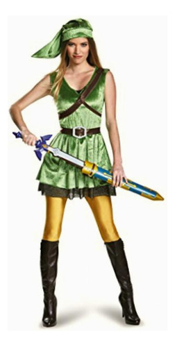 Disguise Women's Legend Of Zelda Link Adult Costume, Green