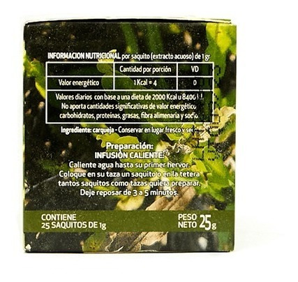 Imagen 3 de 3 de Té De Carqueja Hierbas Del Oasis Pack X 3 Cajas