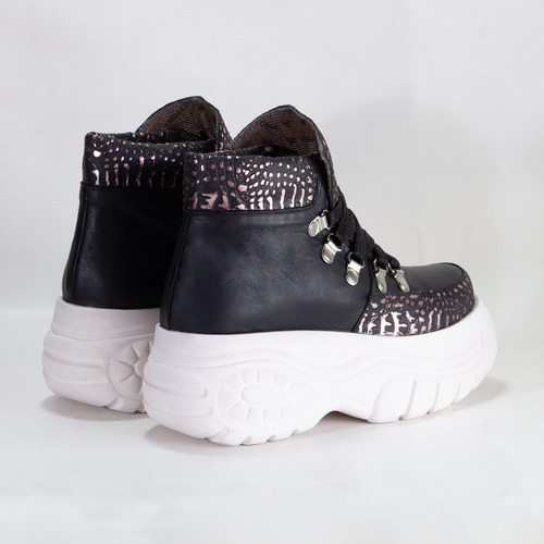 Imagen 2 de 3 de Zapatillas Mujer Plataforma Cuero Urbano Bettona Ciesta